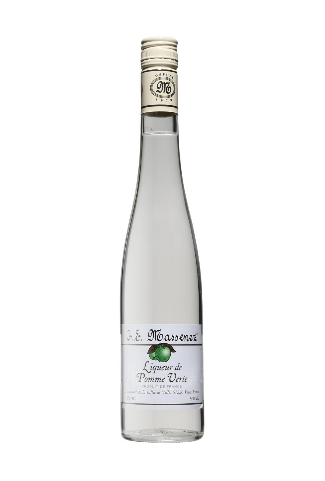 Massenez Creme de Pomme Verte (Green Apple liqueur)18% 500ml