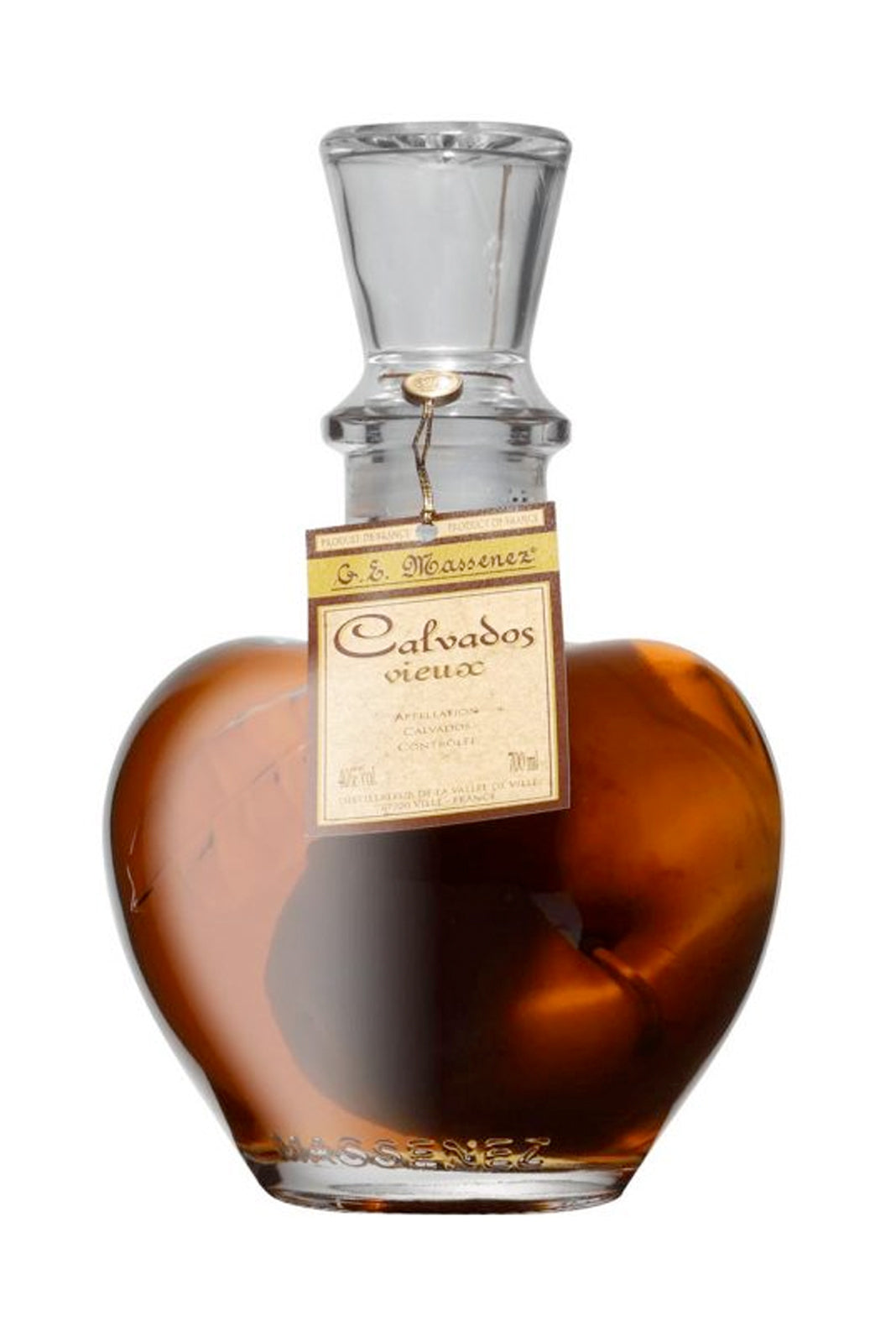Massenez Calvados Vieux with Prisoner Apple (Carafe) 40% 700ml