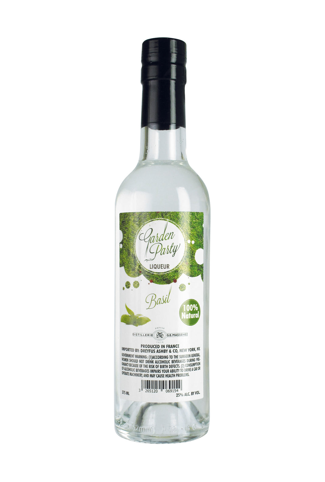 Massenez Garden Party Basil (Basilic) 25% 375ml