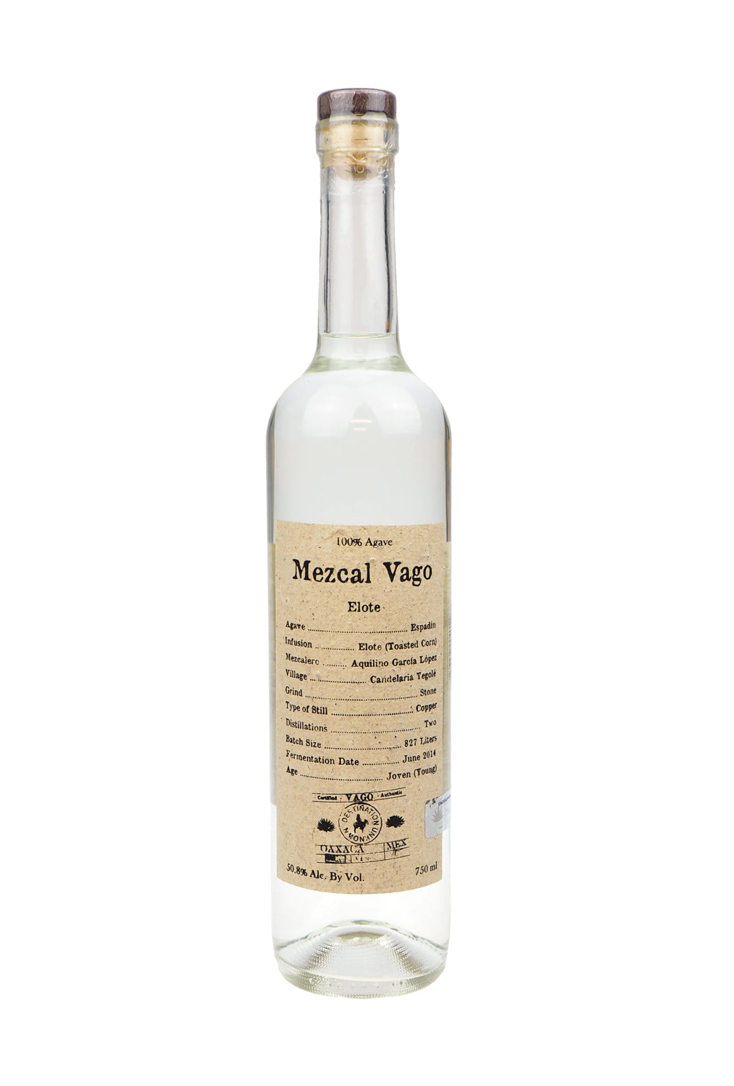 Mezcal Vago Elote Garcia 50.86% 700ml