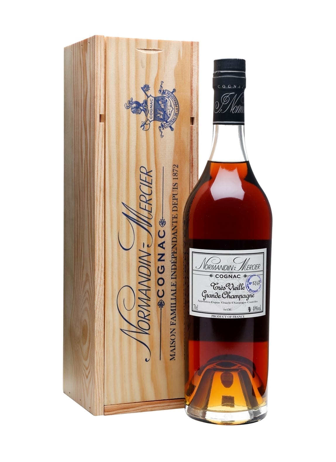 Normandin-Mercier Cognac Tres Vieille 100yrs+ (1880-1914) Grand Champagne 40% 700ml