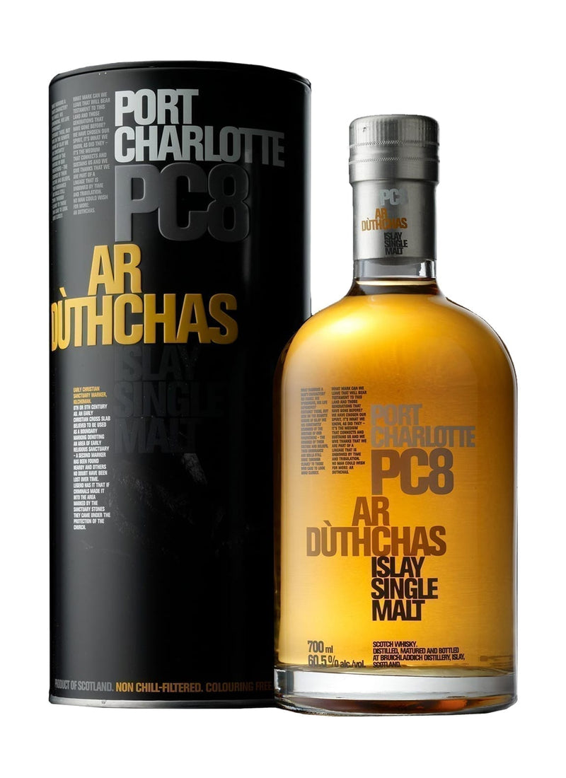 PORT CHARLOTTE 8 YO whisky 60.5% 700ml