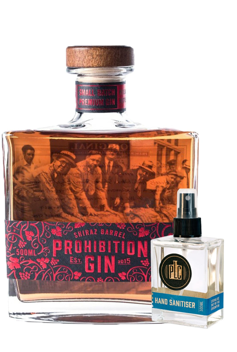 Prohibition Shiraz Barrel-Aged Gin 60% 500ml