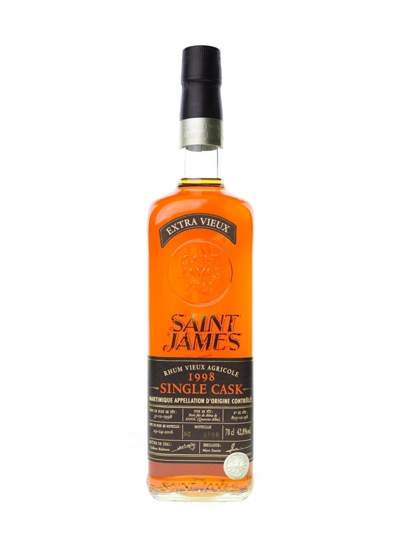 St James Rum 1998 Single Cask 42.8% 700ml