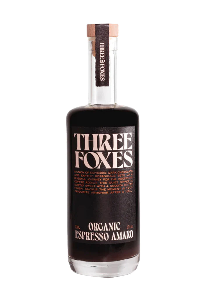 Three Foxes Organic Espresso Amaro 23% 700ml