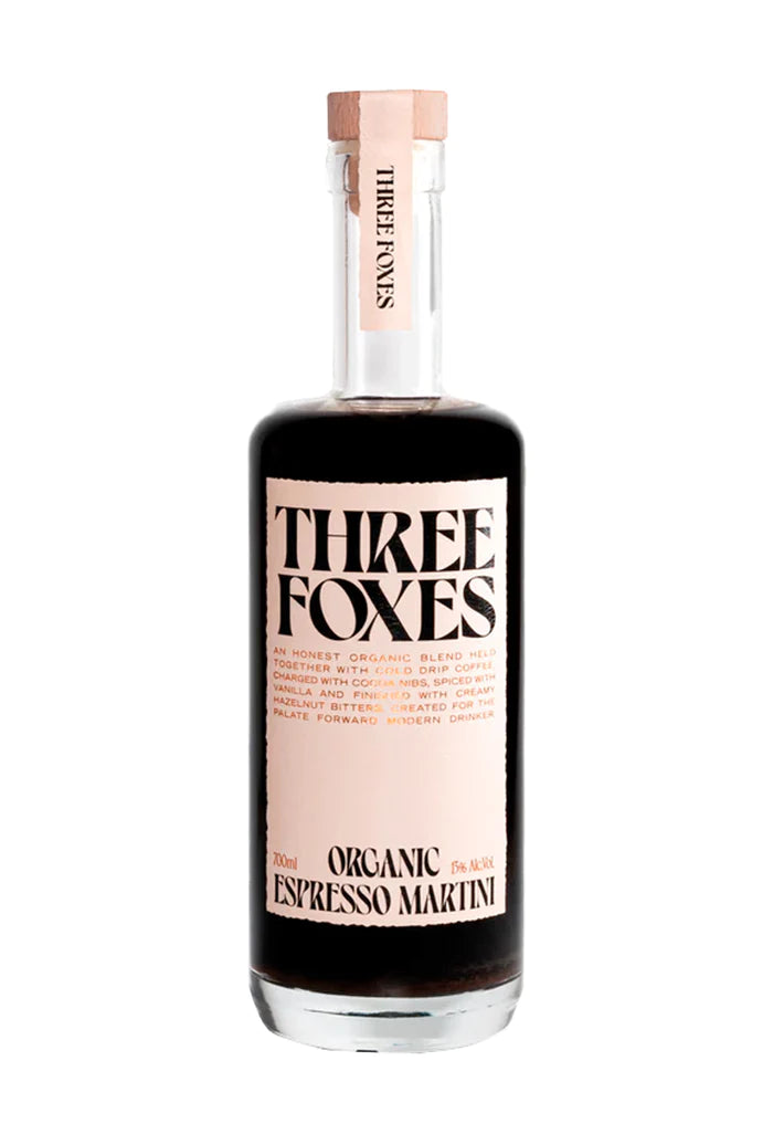 Three Foxes Organic Espresso Martini 13% 700ml