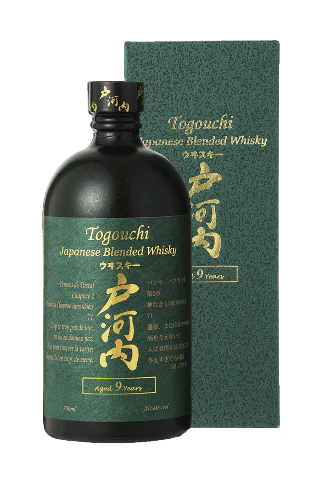 Togouchi 9 years 40% 700ml