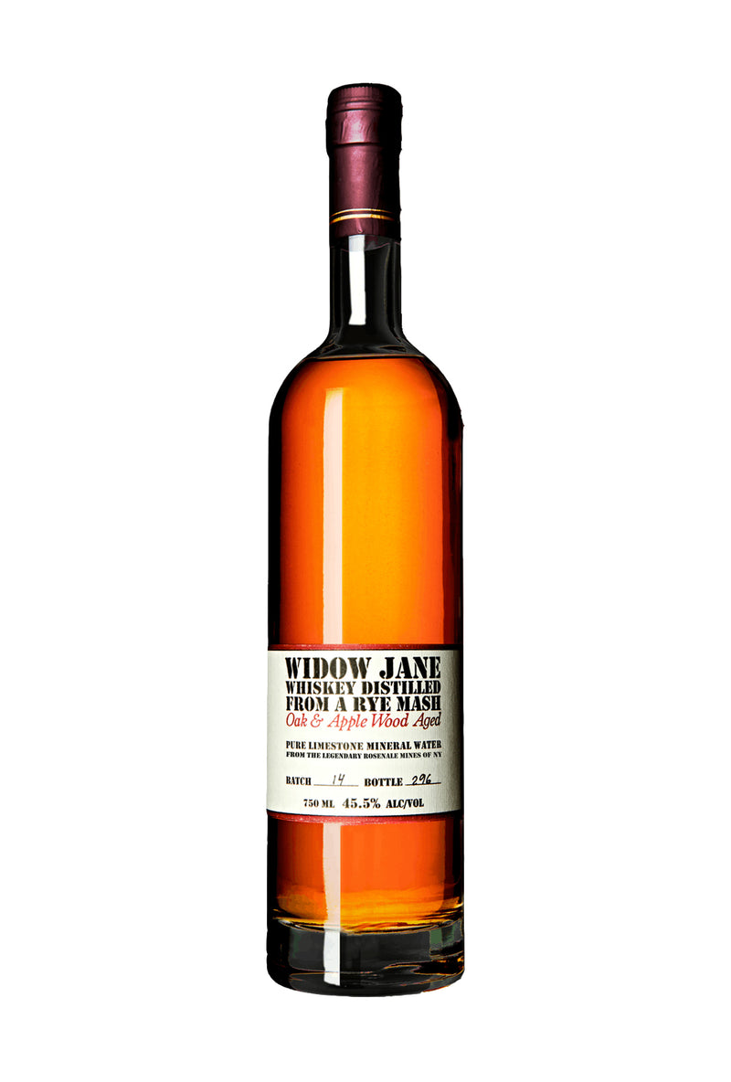 Widow Jane Rye Whiskey Aged American Applewood 10Yrs 45.5% 750ml