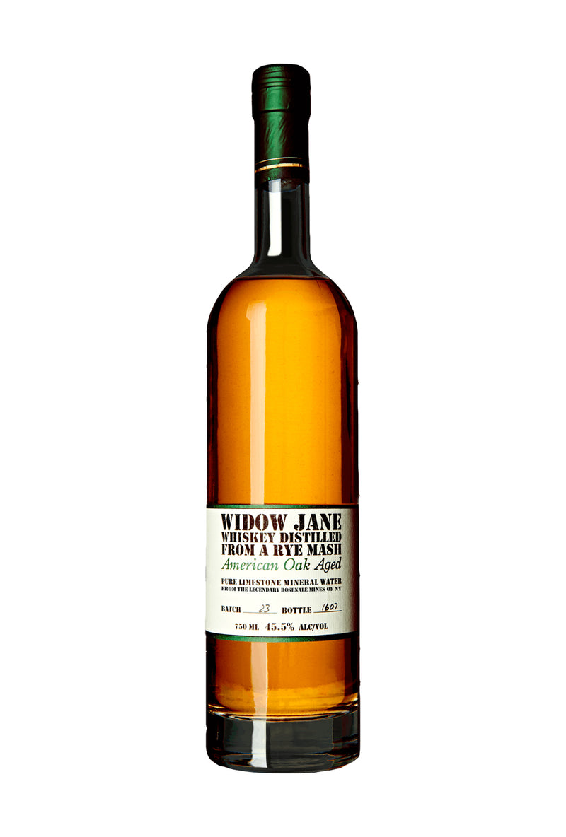 Widow Jane Oak Aged Rye Whiskey 45.5% 750ml