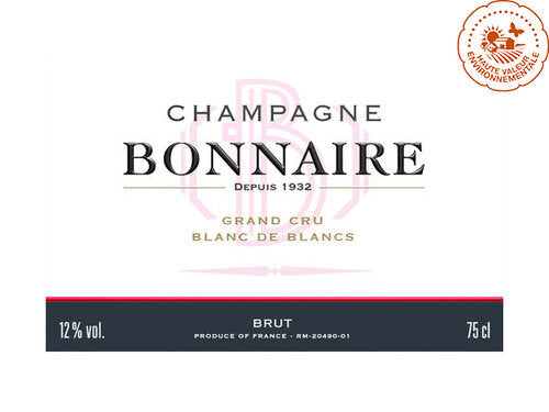 Bonnaire Cramant Grand Cru Blanc de Blanc Extra Brut 2013
